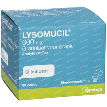 Lysomucil 600mg 60 zakjes