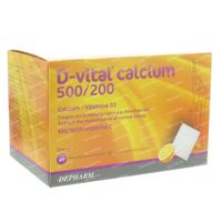 D-Vital Calcium 500/200 Orangen 40 beutel