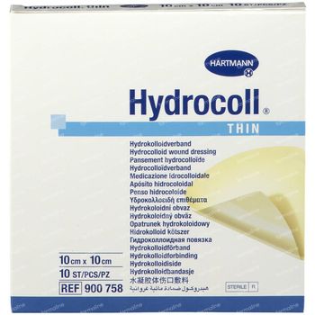 Hartmann Hydrocoll Thin 10 x 10cm 900758 10 pièces