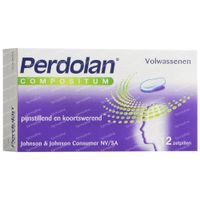 Perdolan® Compositum - Traitement de la Douleur, Analgésique pour Adultes 12  suppositoires