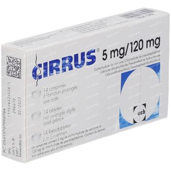 Cirrus 5mg/120mg 14 tabletten