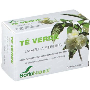 Soria Natural Thé Vert 60 comprimés