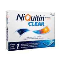 NiQuitin® Clear 21mg/24h 14 pleisters