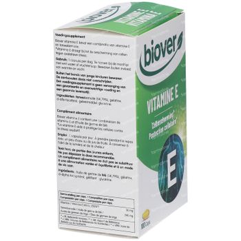 Biover Vitamine E 100 capsules