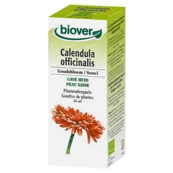 Biover Calendula officinal – Peau éclatante – Au souci – Teinture végane bio 50 ml 50 ml