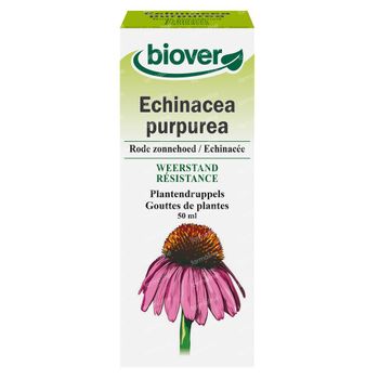 Biover Échinacée pourpre – Immunité – Gouttes végétales bio et véganes à l'échinacée – 50 ml 50 ml
