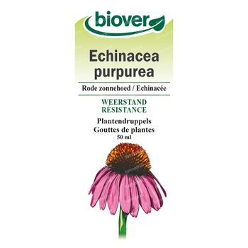 Biover Échinacée pourpre – Immunité – Gouttes végétales bio et véganes à l'échinacée – 50 ml 50 ml
