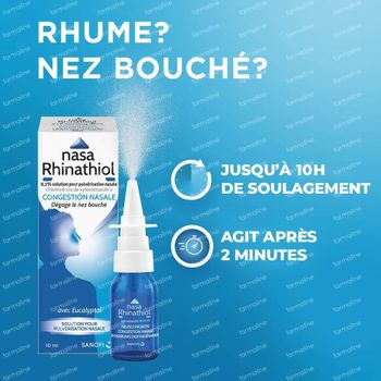 Nasa Rhinathiol 0,1 % - Nez Bouché 10 ml spray