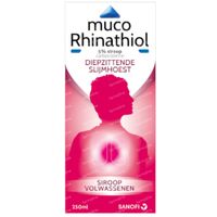 Muco Rhinathiol 5% Siroop Volwassenen Diepzittende Slijmhoest 250 ml siroop