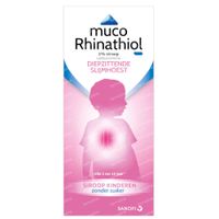 Muco Rhinathiol 2% Siroop Kinderen Zonder Suiker Diepzittende Slijmhoest 200 ml siroop