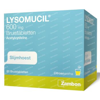 Lysomucil 600mg 60 bruistabletten