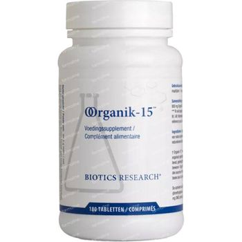 Biotics Research® Organik-15™ 180 tabletten