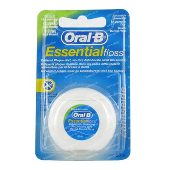 Oral B Essentiële Floss Gewaxt Munt 50 m