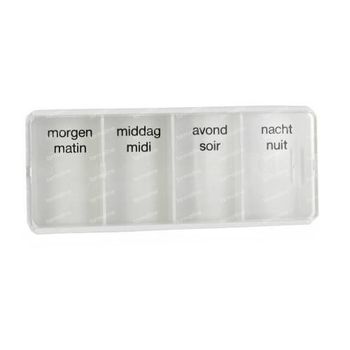 Boite Médicaments 4 parts Plastique Pontos 1 st
