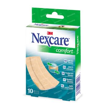 Nexcare Comfort Strips Bande 10cmx6cm 10 pièces