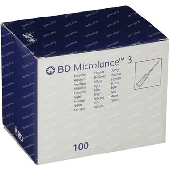 BD Microlance 3 Aiguilles 23G 1/4 RB 0,6x30 Mm Bleu 100 st