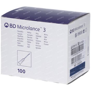 BD Microlance 3 Naalden 23G 1 RB 0.6x25Mm Blauw 100 st