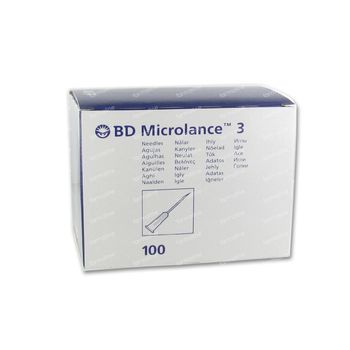 BD Microlance 3 Naalden 23G 1 RB 0.6x25Mm Blauw 100 st