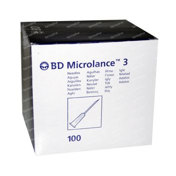 BD Microlance 3 Aiguille 18g 1.2mm x 40mm Rose 100 st