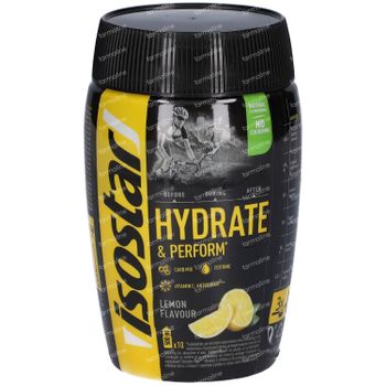 Isostar Hydrate & Perform Poudre Citron 400 g poudre