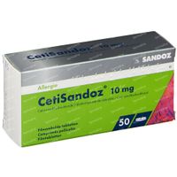 CetiSandoz 10mg 50 tabletten