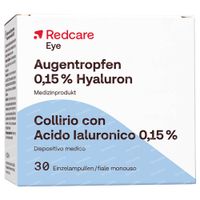 Redcare Oogdruppels 0,15% Hyaluron 30x0,35 ml ampoules