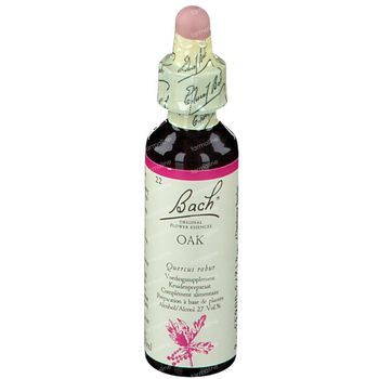 Bach Flower Remedie 22 Oak 20 ml