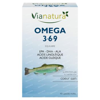 ViaNatura Omega 3-6-9 40 capsules