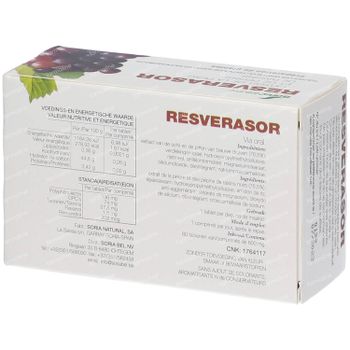 Soria Natural Resverasor 60 comprimés
