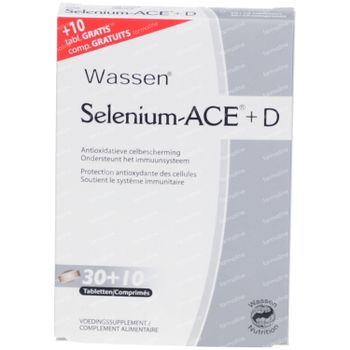 Selenium ACE+D + 10 Comprimés GRATUIT 30+10 comprimés