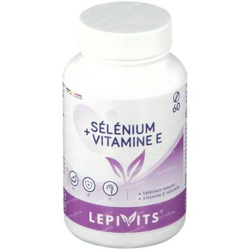 Lepivits® Selenium + Vit E 60 comprimés