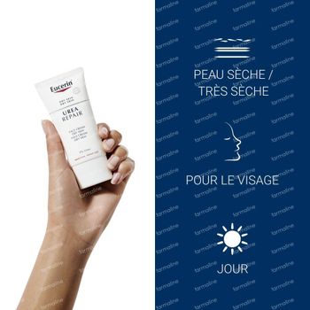 Eucerin UreaRepair Crème Visage 5% d'Urée Peau Sèche 50 ml