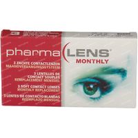 PharmaLens Lentilles (mois) (Dioptrie -0.75) 3  lentilles