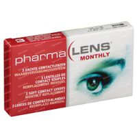 PharmaLens Monatslinsen (Dioptrie -1.00) 3 kontaktlinsen