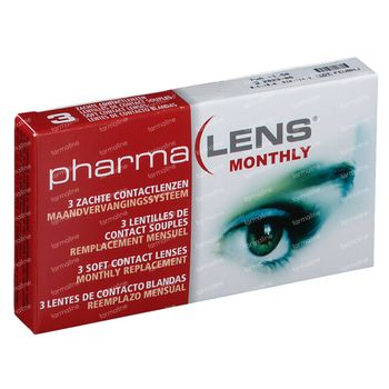 PharmaLens Lentilles (mois) (Dioptrie -1.50) 3 lentilles