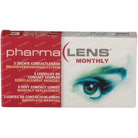 PharmaLens Monatslinsen (Dioptrie -1.75) 3  kontaktlinsen
