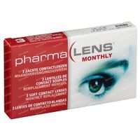 PharmaLens Lentilles (mois) (Dioptrie -3.00) 3 lentilles