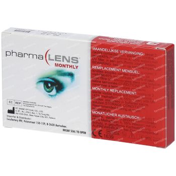 PharmaLens Lentilles (mois) (Dioptrie -3.25) 3 lentilles