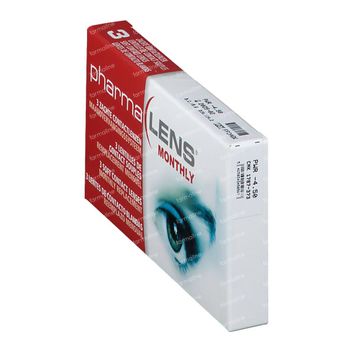 PharmaLens Lentilles (mois) (Dioptrie -4.50) 3 lentilles