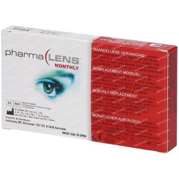 PharmaLens Lentilles (mois) (Dioptrie -5.00) 3 paire lentilles