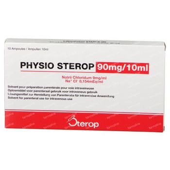 Physio 0,9 100 ml ampoules