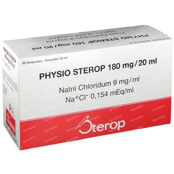 Sterop Physio IV 0.9% 20 ml x 50 ampoules