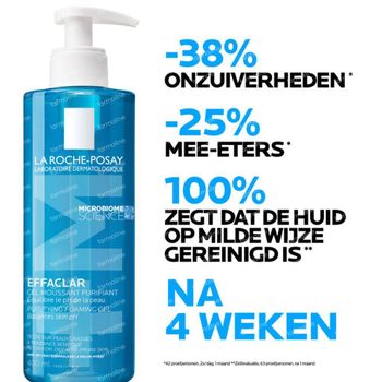 La Roche-Posay Effaclar Zuiverende Schuimende Gel 200 ml gel