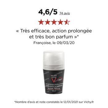 Vichy Homme Deodorant Anti-Transpirant 72h 50 ml rouleau