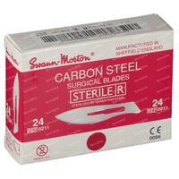 Bistouri Couteau Swann Morton N° 24 Stérile 100 st