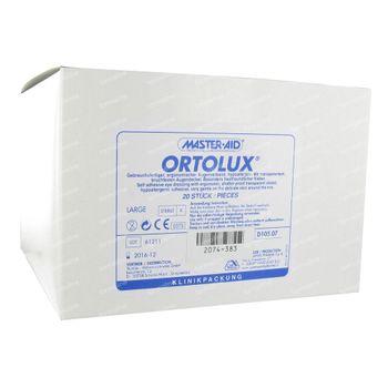 Ortolux Compresse Yeux Large 20 st