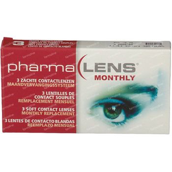 PharmaLens Lentilles (mois) (Dioptrie -5.75) 3 lentilles