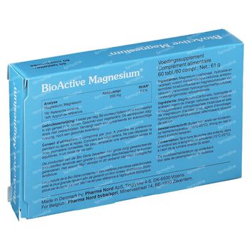 Pharma Nord BioActive Magnésium 60 comprimés
