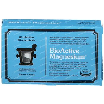 Pharma Nord BioActive Magnésium 60 comprimés