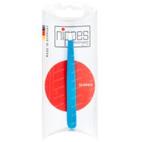 Nippes Pinzette Gerade Blau 1 st